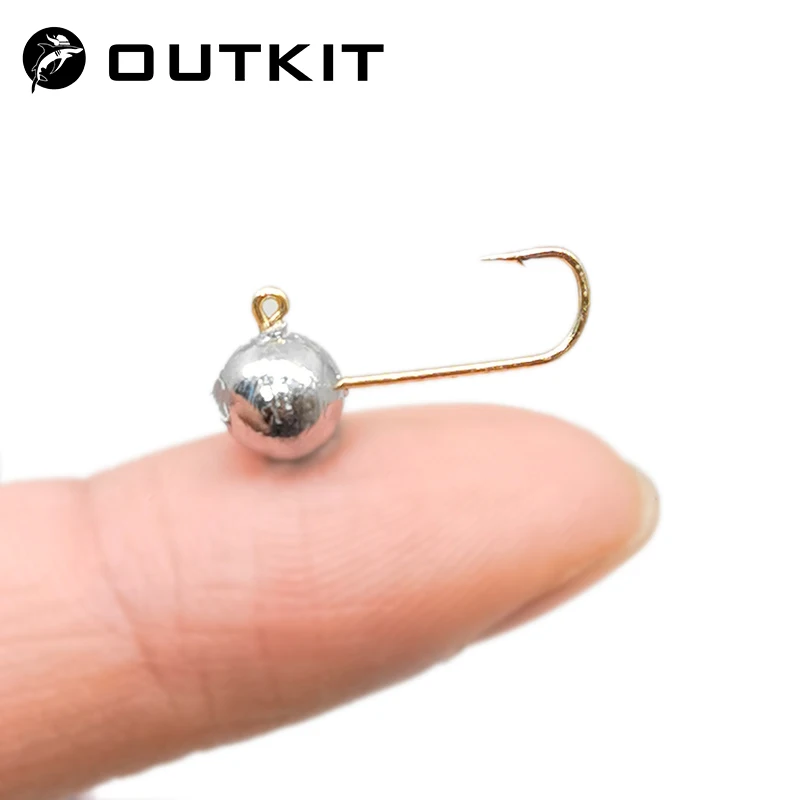 Fishing Hook Barbless - OUTKIT 10 Buah Mini Jig Kepala