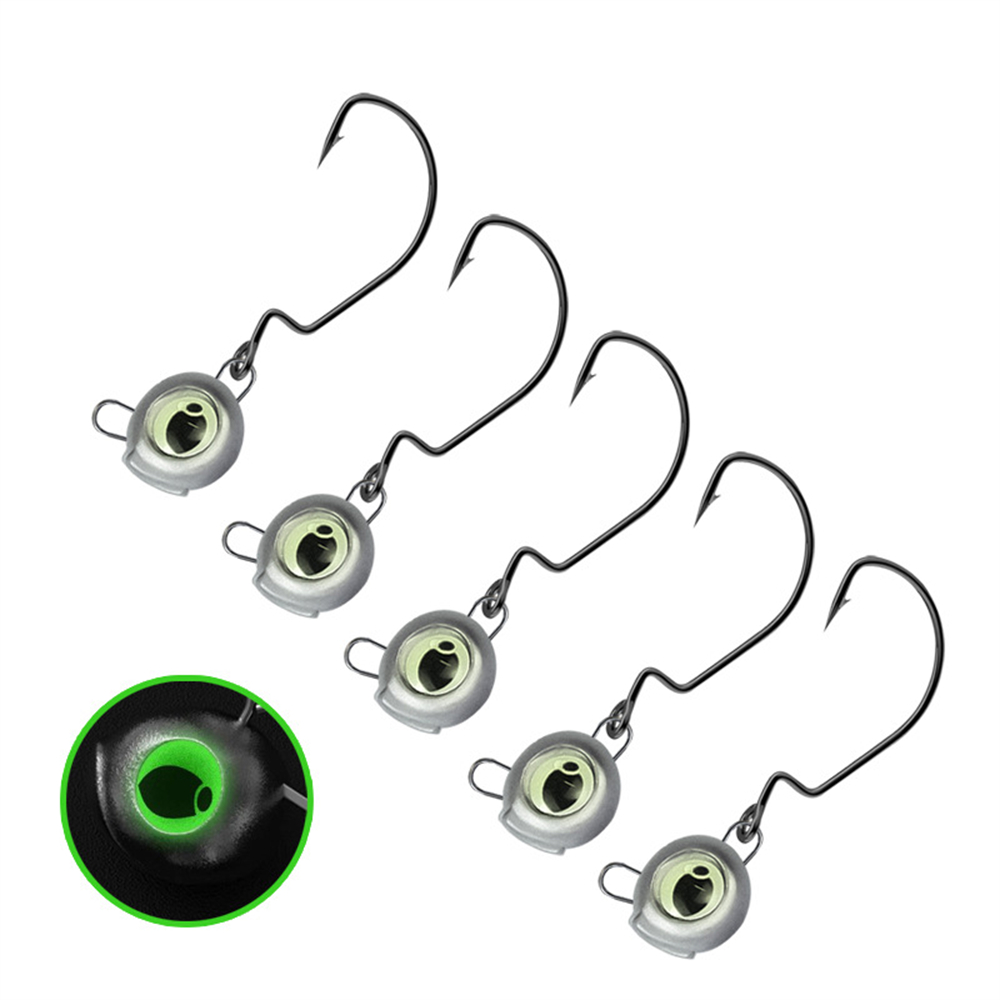 Fishing Hook Weedless - 10 Buah Kepala Jig Tanpa Rumput