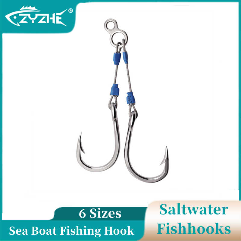 Fishing Hook Assortment - Kail Jig Baja ZYZHE 6 Ukuran
