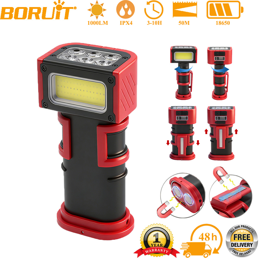 Fishing Hook - BORUiT COB LED Lampu Kerja 1000LM