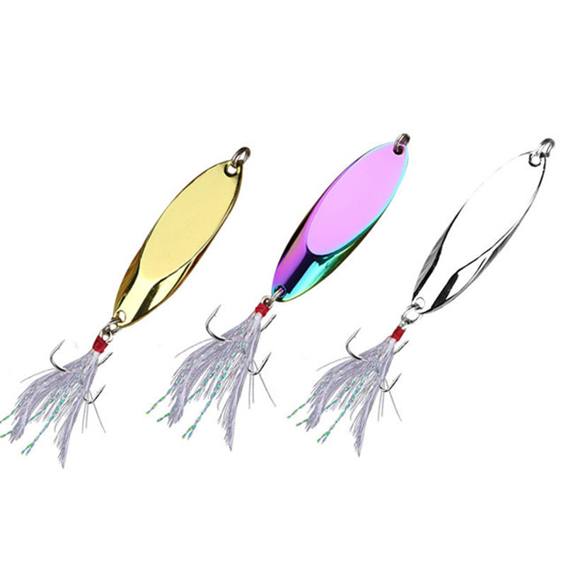 Fishing Hook Treble - 1 buah 2.5 g-35g sendok logam