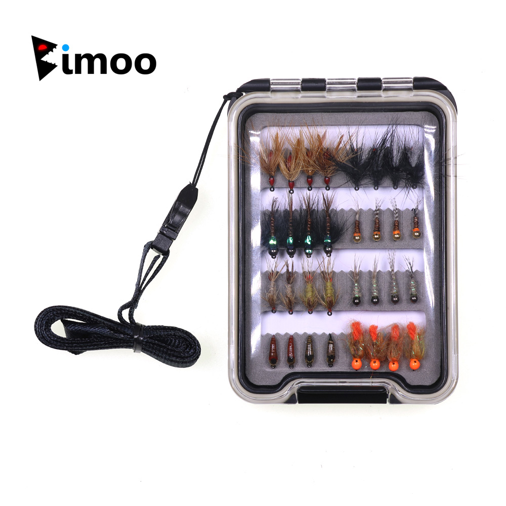Fishing Hook Barbless - 32PCS Perlengkapan Umpan Lalat Nymph untuk