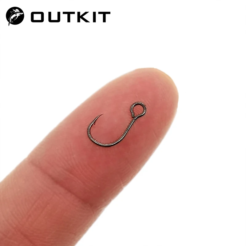 Fishing Hook Offset - OUTKIT 12Pcs untuk Memancing Umpan Spare