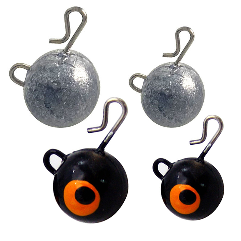 Fishing Hook Jig - 5 buah pemberat pancing tenggelam, bola