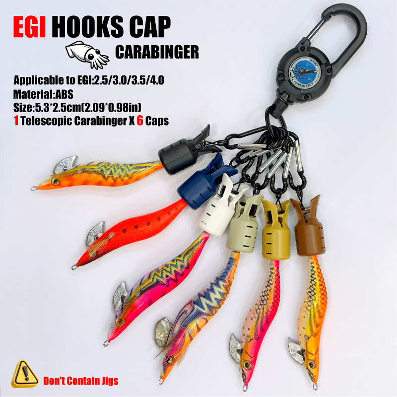 Fishing Hook Jig - Topi Kait Jig Cumi-cumi dan Aksesori