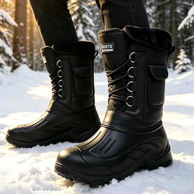 Fishing Hook - Sepatu Bot Salju Musim Dingin Pria,