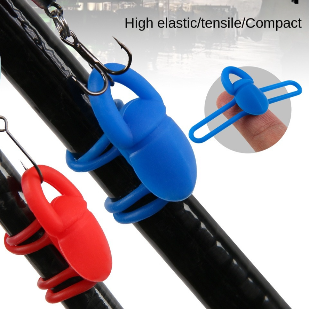 Fishing Hook Jig - 5 Buah Kait Silikon Portabel Tempat