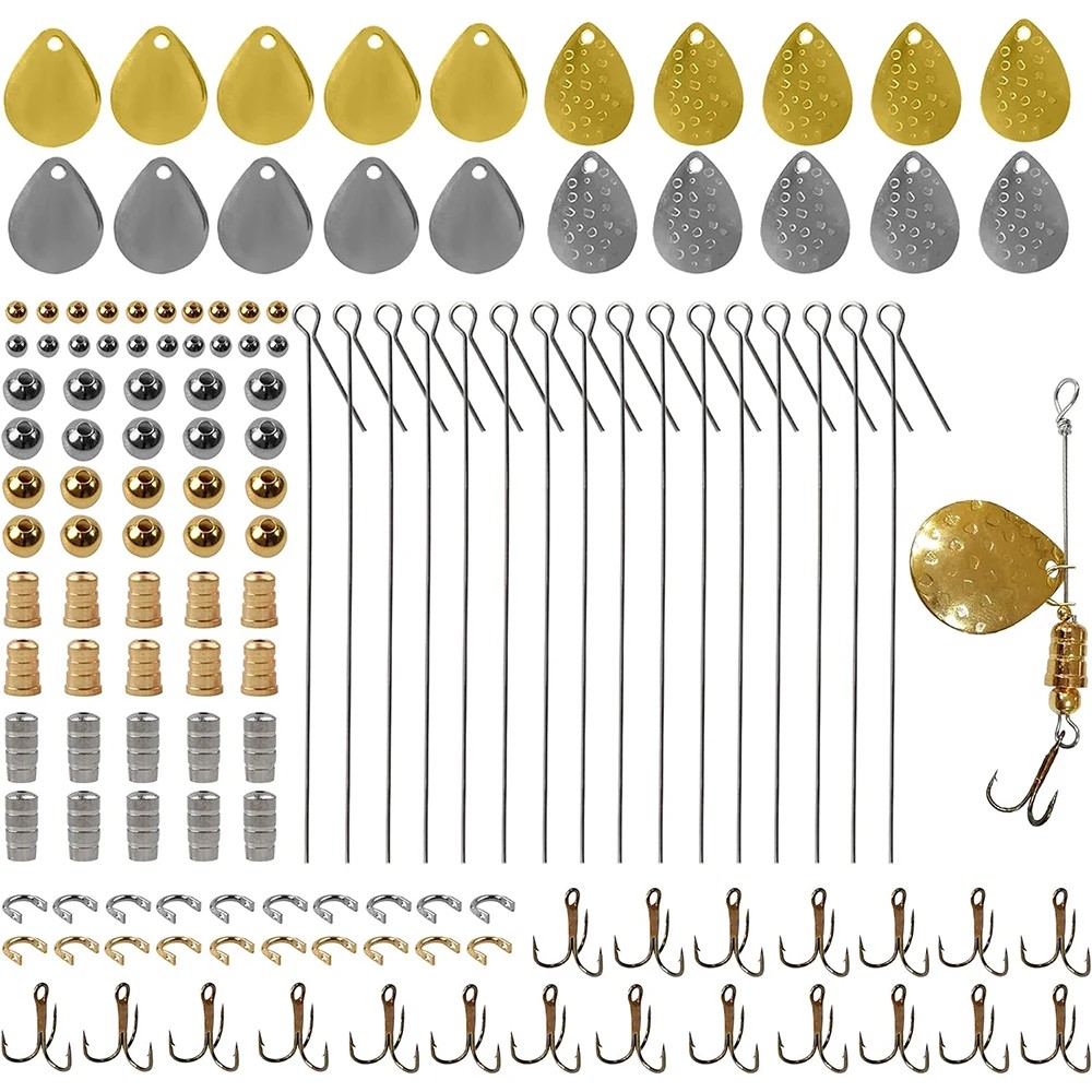 Fishing Hook Treble - 140 buah Kit pembuat umpan pancing