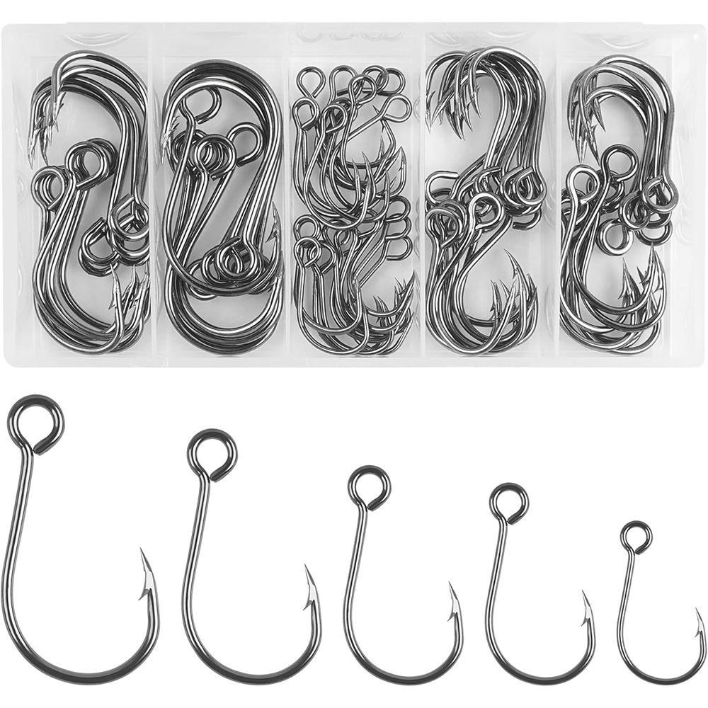Fishing Hook Circle - Kail Inline umpan pancing tunggal 70Pcs,