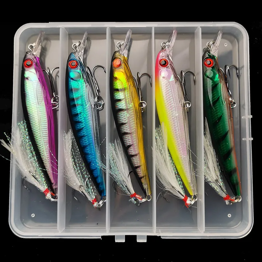Fishing Hook - 5 buah/kotak umpan pancing bionik mata