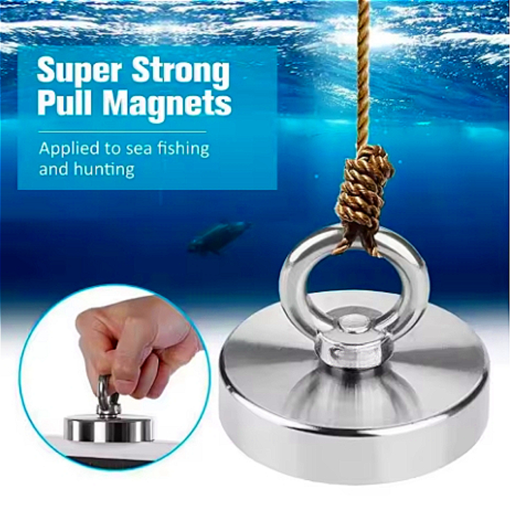 Fishing Hook Stainless Steel - Tempat Magnet Neodymium Penyelamatan Pancing Lubang
