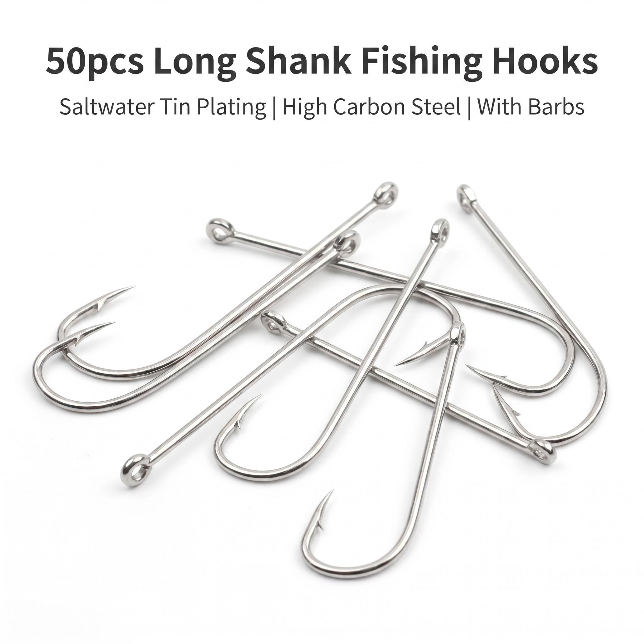 Fishing Hook Circle - 50 buah kail lingkaran air asin