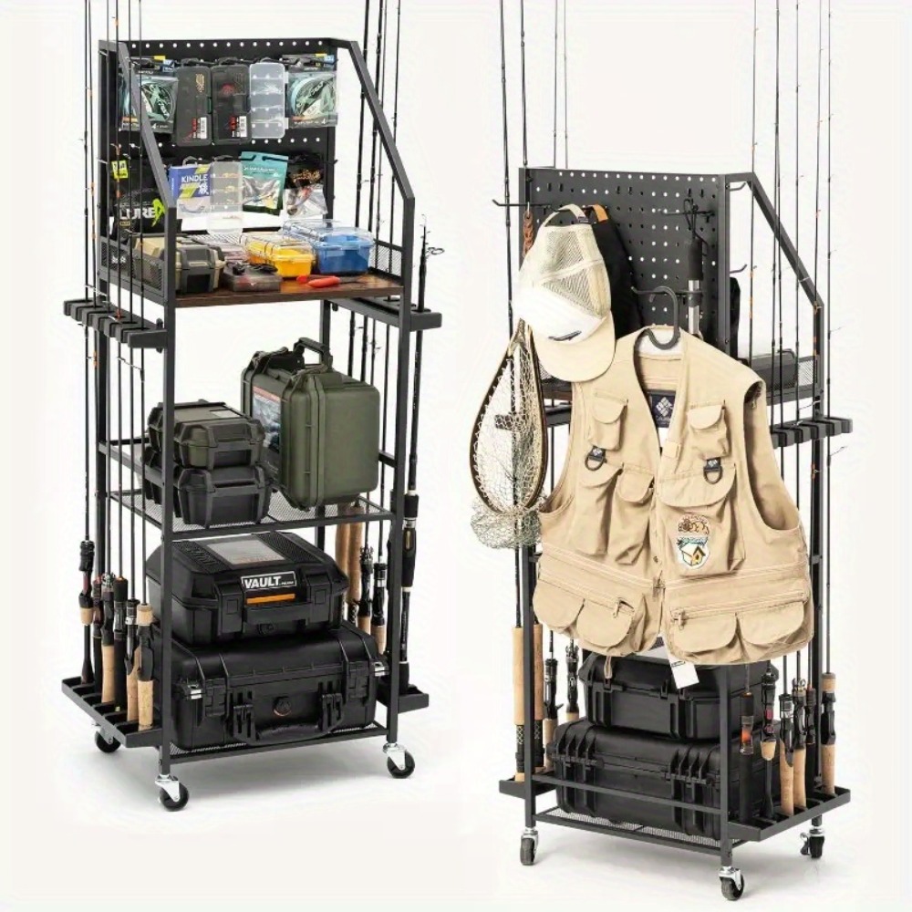Fishing Hook Box - Penyangga Joran Pancing untuk Garasi, Penyangga