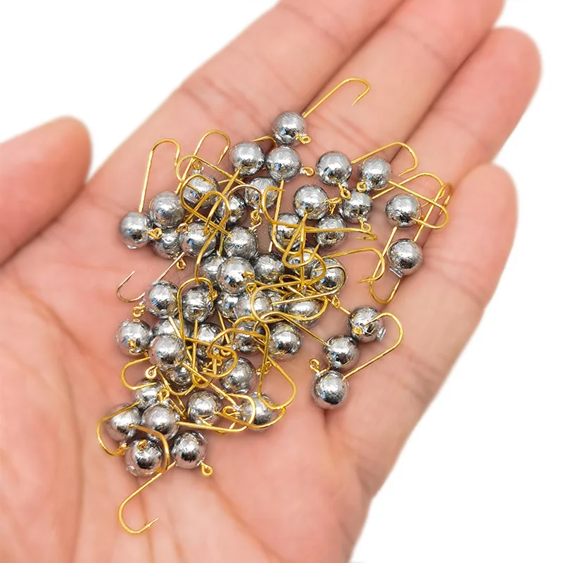 OUTKIT 10 Buah Mini Jig Kepala - Fishing Hook Barbless ulasan dan harga
