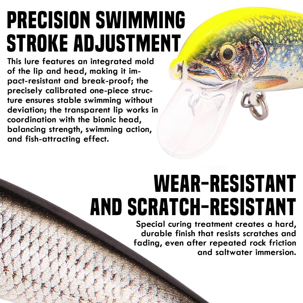 Umpan Pancing B&U Sinking Minn - Fishing Hook Treble ulasan dan harga