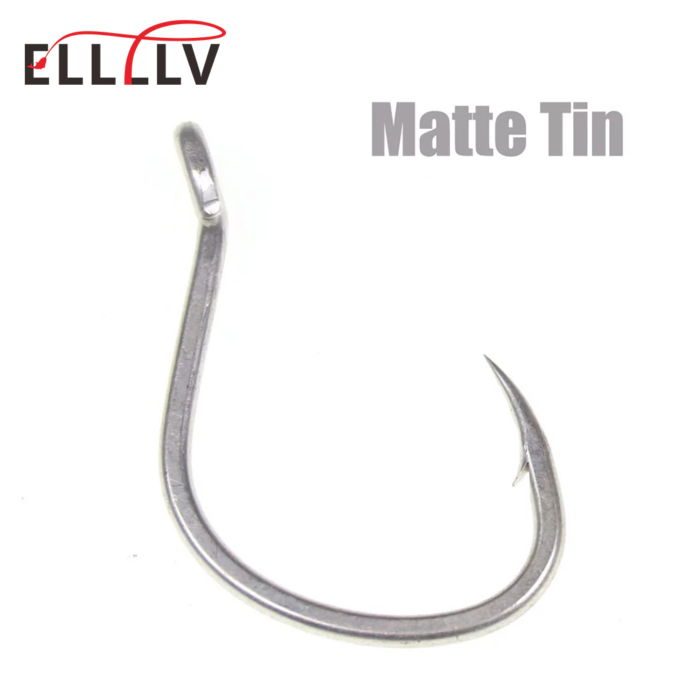 10 Pcs Matte Timah Anti-Karat  - Fishing Hook Barbless ulasan dan harga