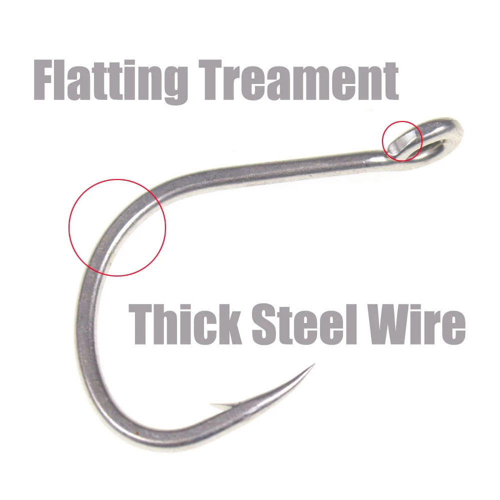 10 Pcs Matte Timah Anti-Karat  - Fishing Hook Barbless ulasan dan harga