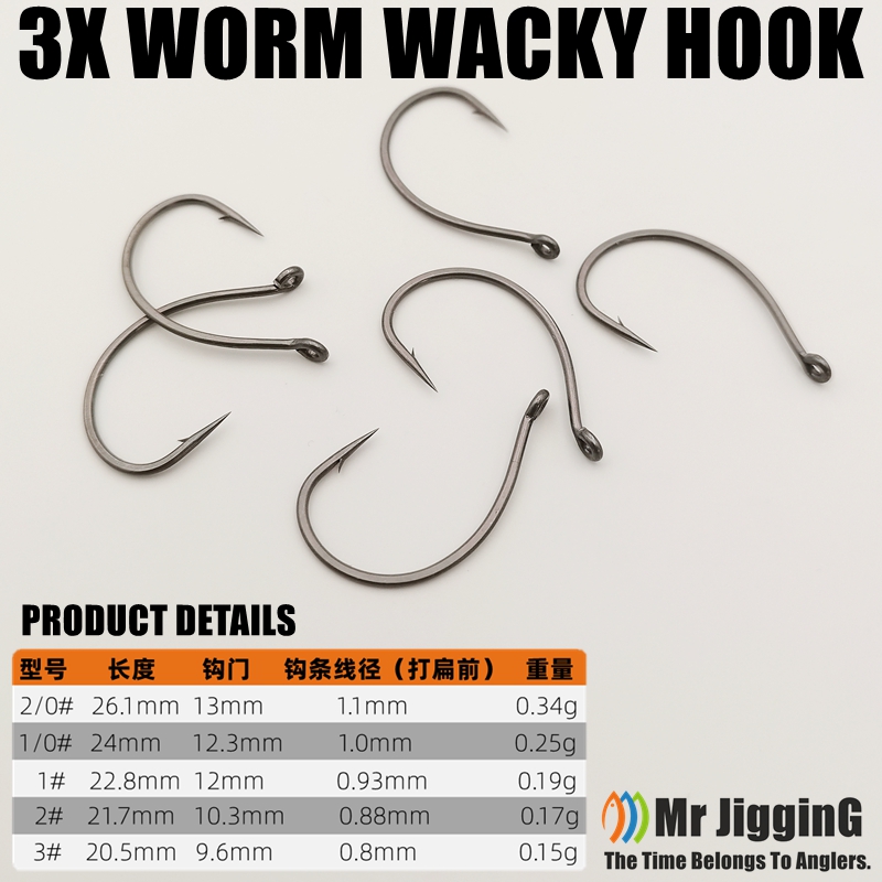 Mr JigginG PTFE Kait Aneh Gese - Fishing Hook Offset ulasan dan harga