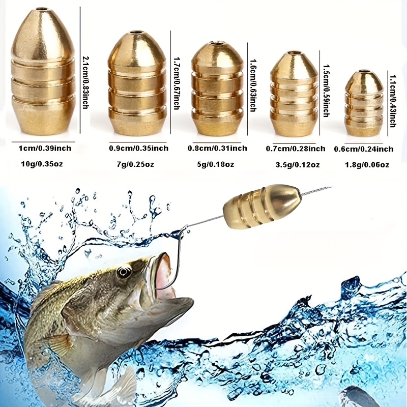 Grosir 50pcs Pemberat Tembaga  - Fishing Hook Jig ulasan dan harga