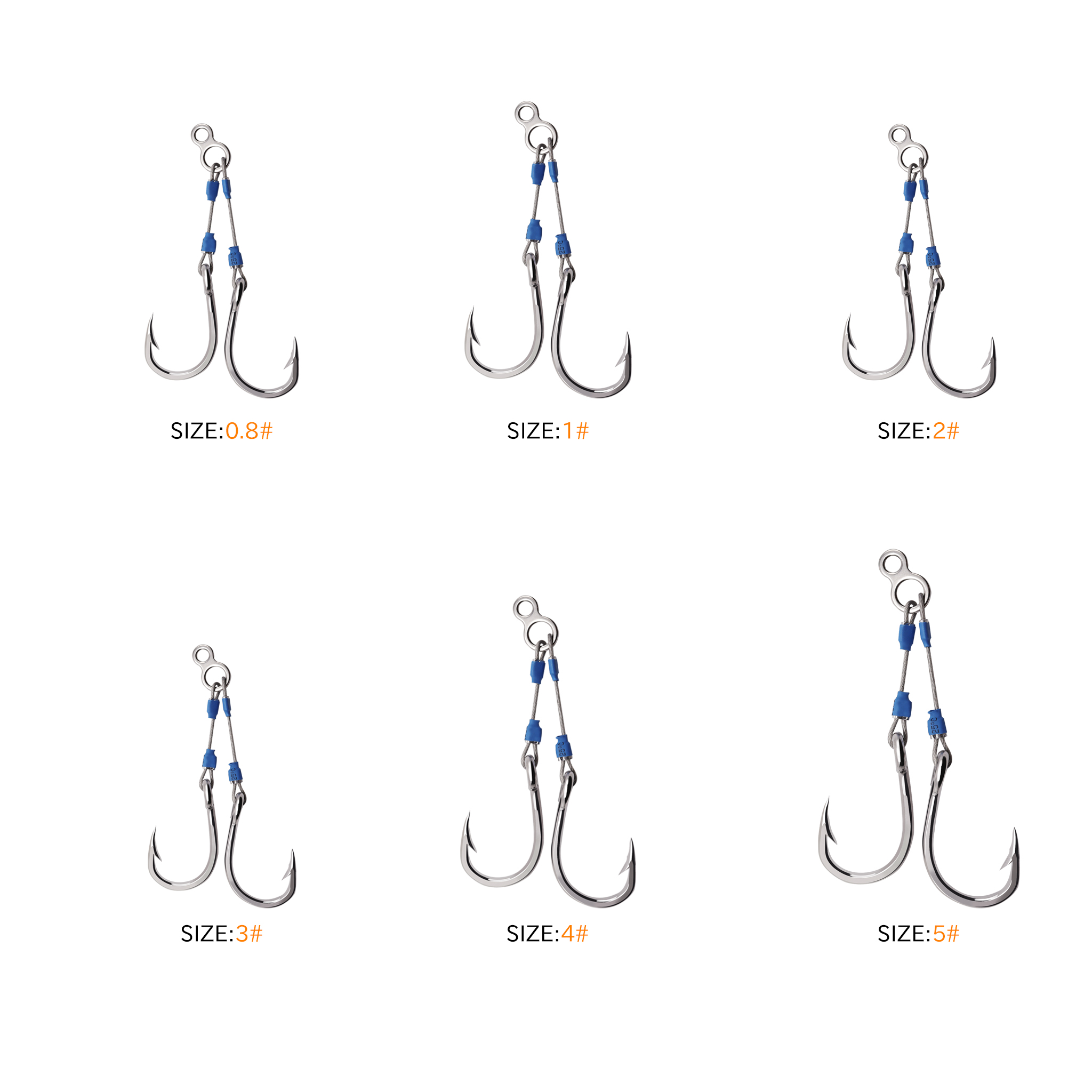Kail Jig Baja ZYZHE 6 Ukuran K - Fishing Hook Assortment ulasan dan harga