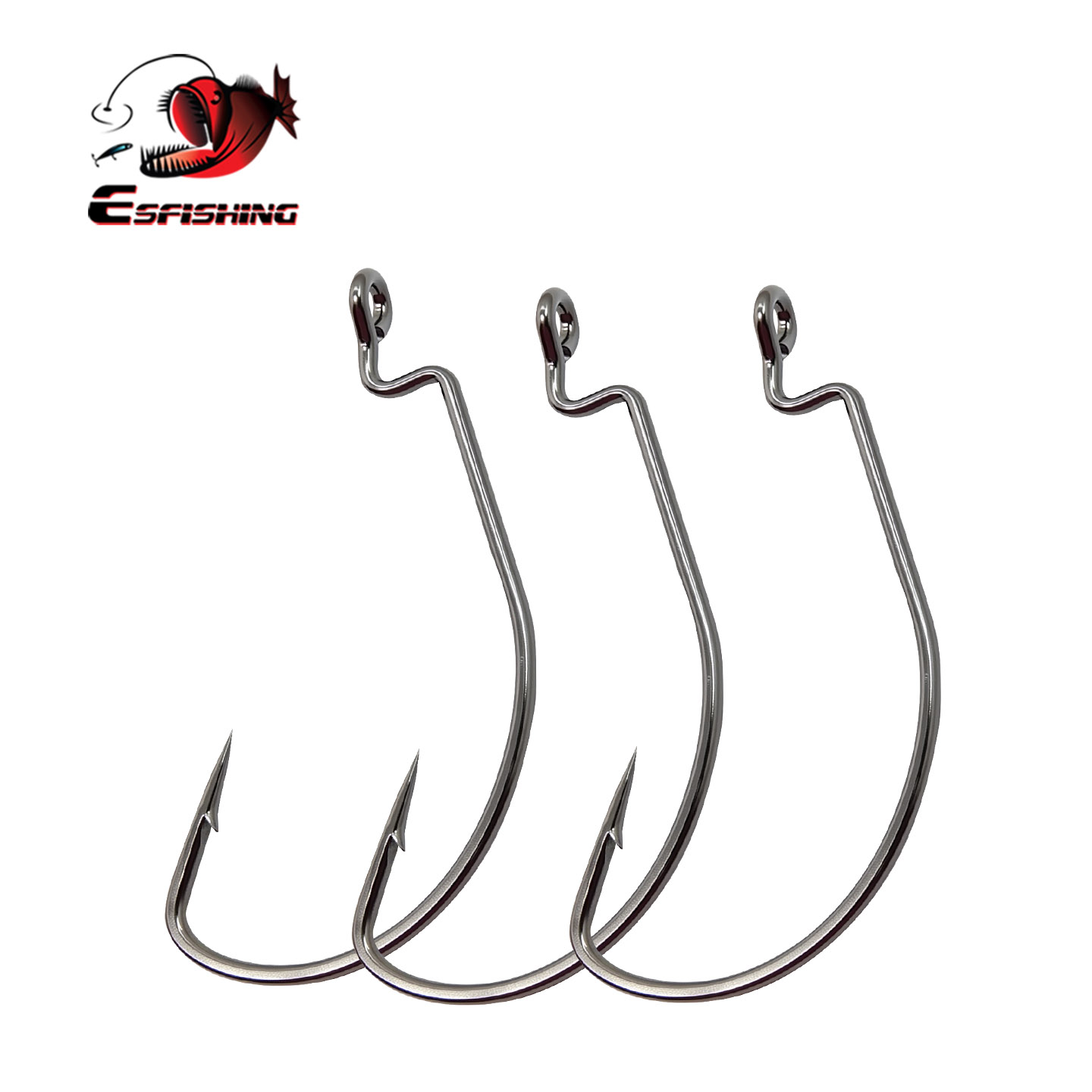 Kail Pancing ESFISHING Offset  - Fishing Hook Offset ulasan dan harga