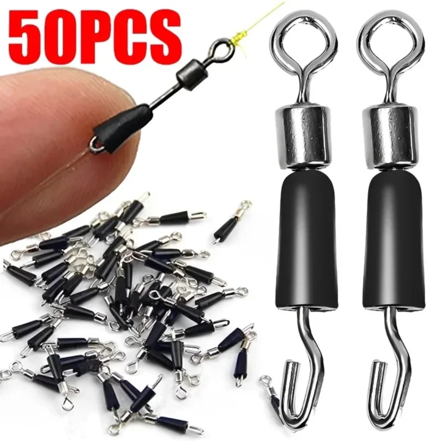 50pcs Penghubung Pancing Ikan  - Fishing Hook Jig ulasan dan harga