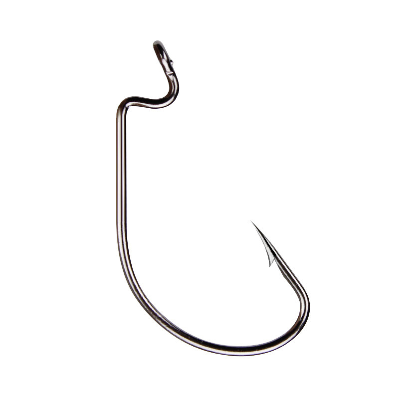 50 buah kail cacing lebar kail - Fishing Hook Offset ulasan dan harga