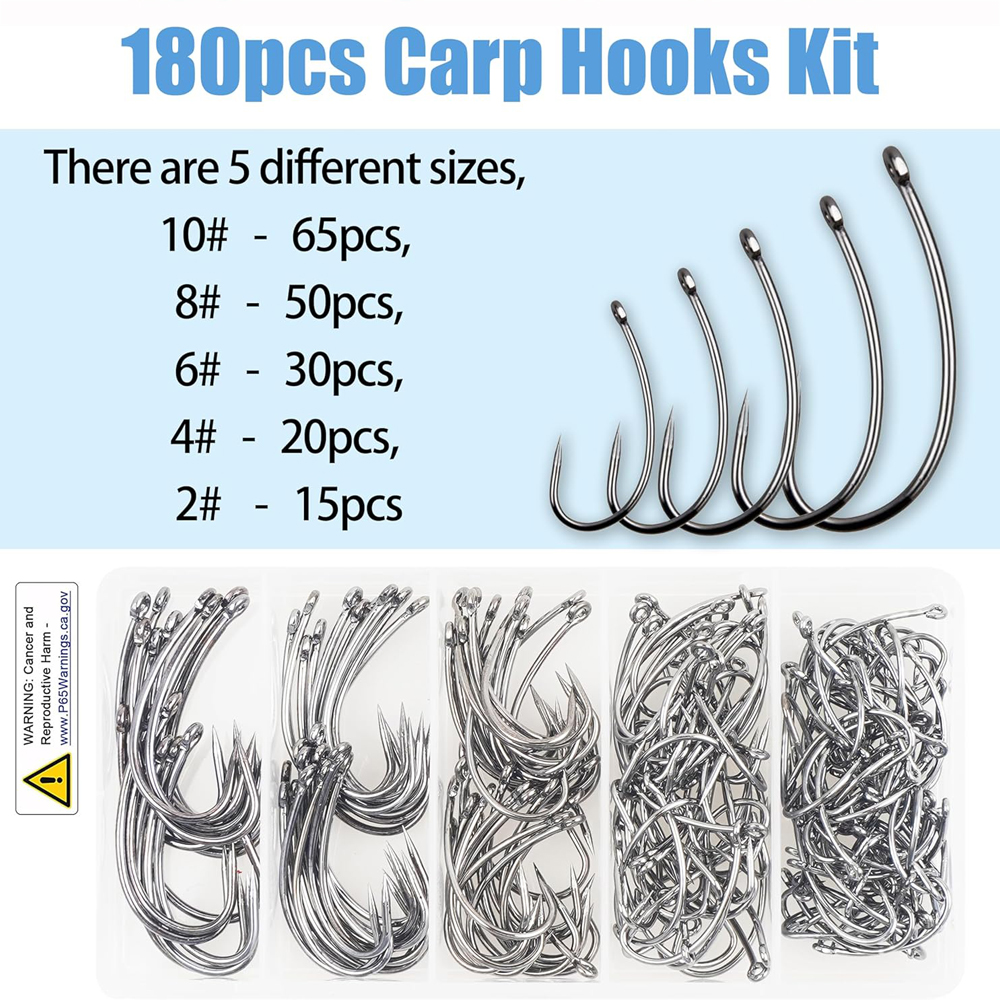 180 buah Kit kait pancing Barb - Fishing Hook Barbless ulasan dan harga