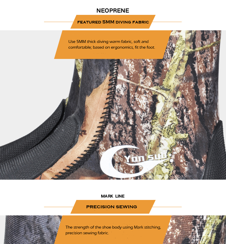 Sepatu Selam Neoprene Camo unt - Fishing Hook Size ulasan dan harga