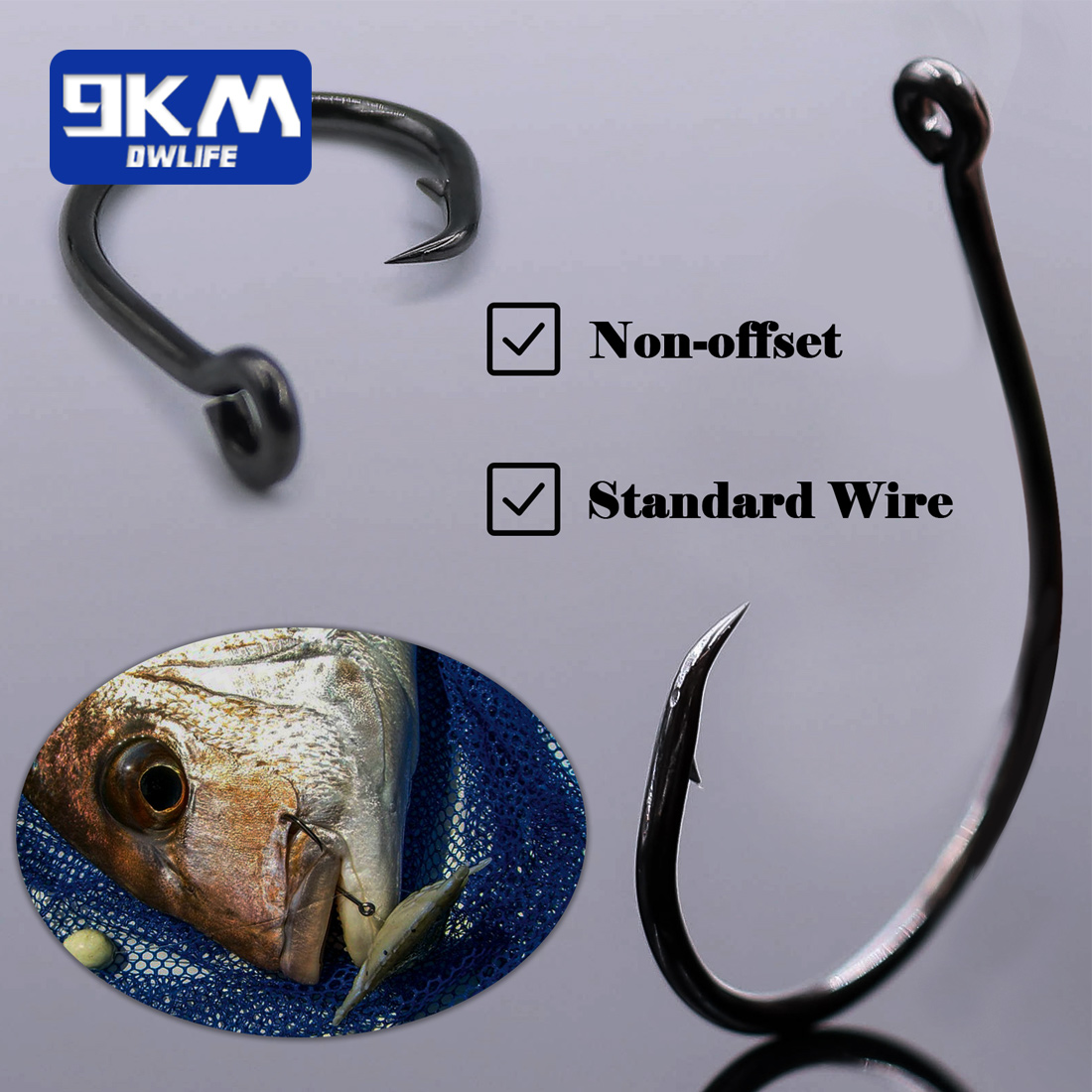 9KM 25-50Pcs Kail Lingkar Leba - Fishing Hook Circle ulasan dan harga