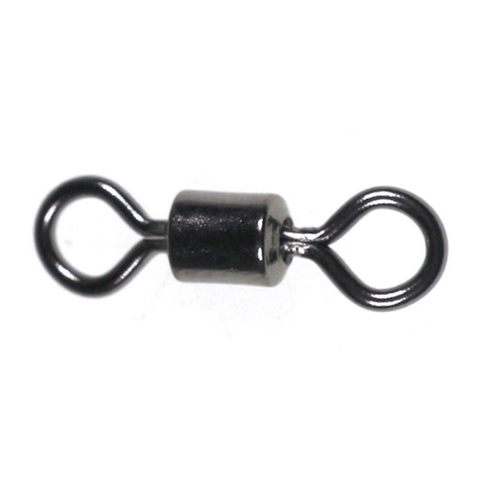 100Pcs Hitam 8 Bentuk Rolling  - Fishing Hook Size ulasan dan harga