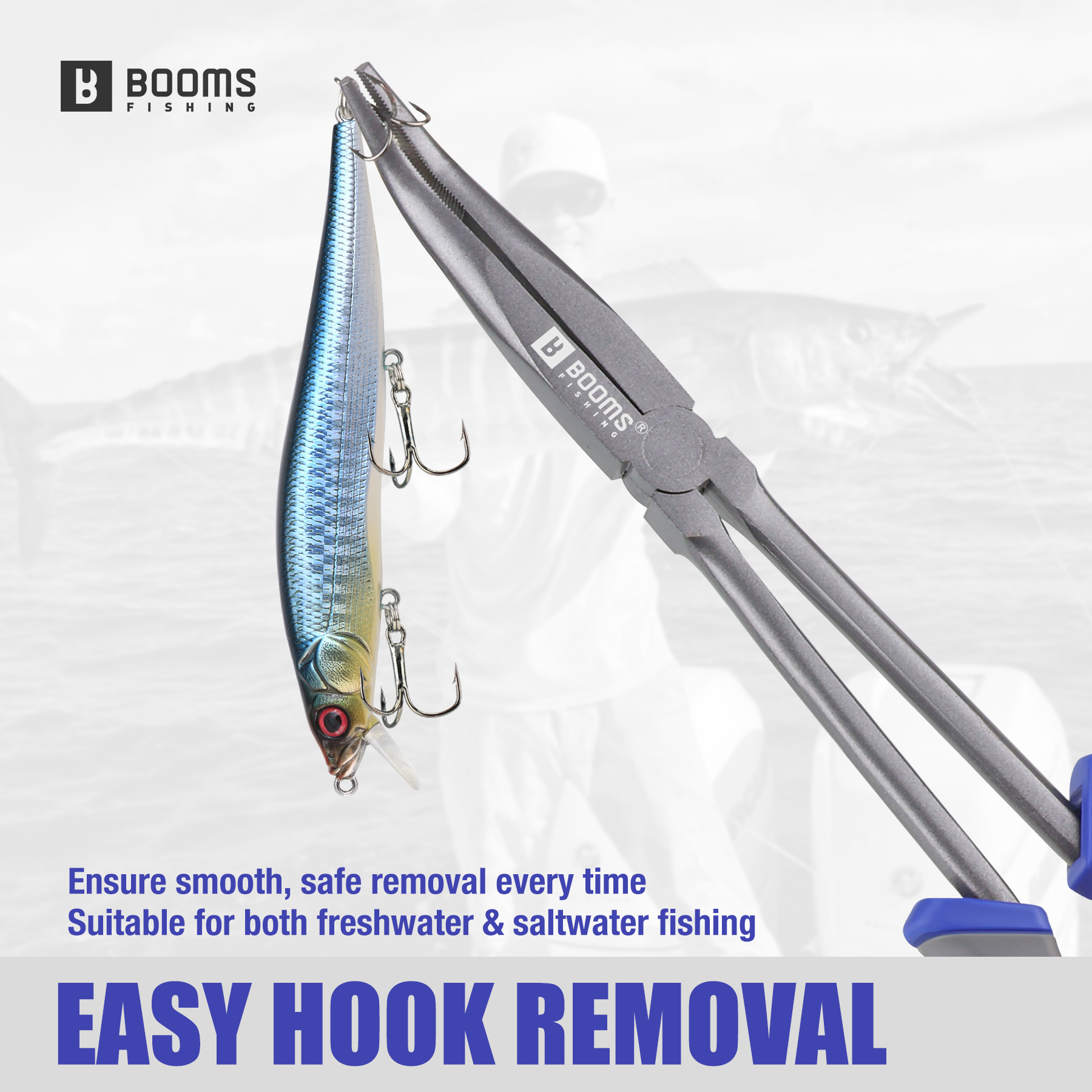 Booming Tang Pancing XW11 Tang - Fishing Hook Remover ulasan dan harga