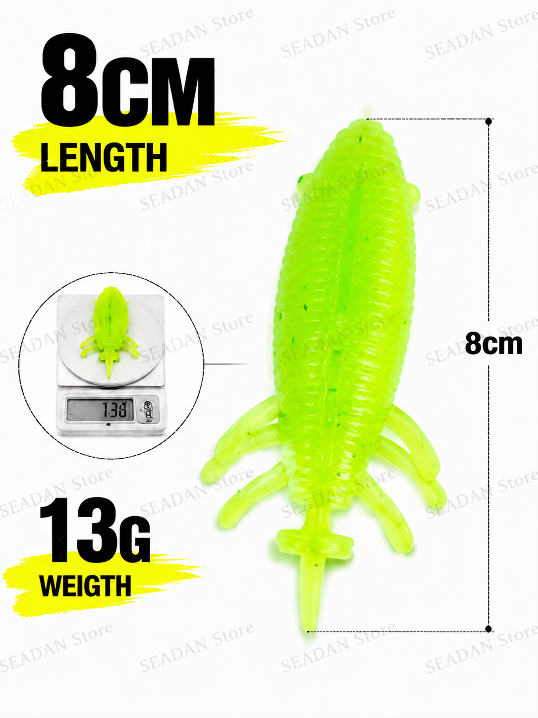 5 Buah Umpan Katak Lembut Meng - Fishing Hook Offset ulasan dan harga