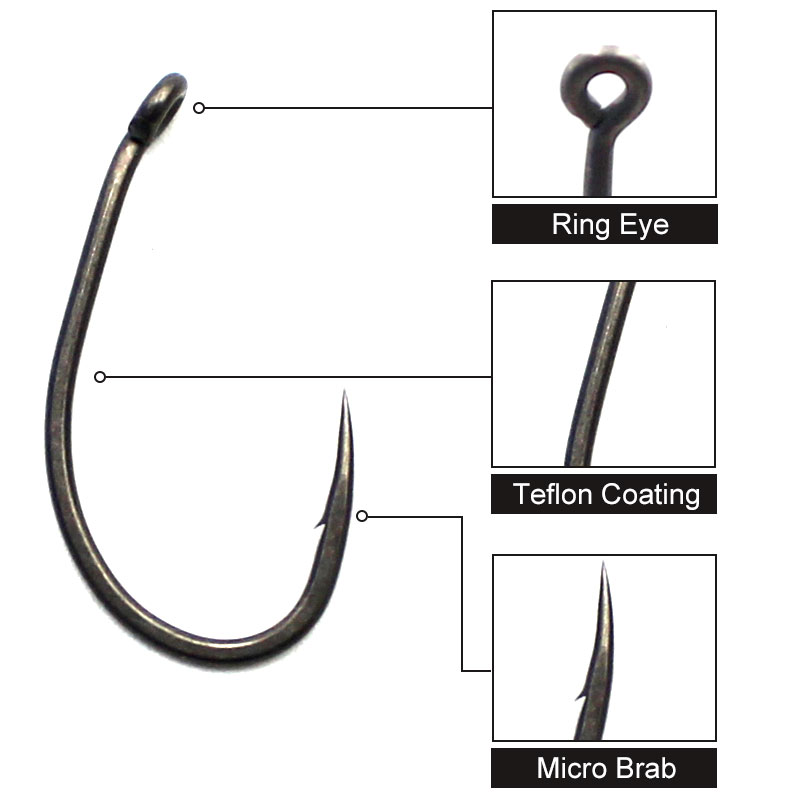 20 PCS/Lot Memancing Ikan Mas  - Fishing Hook Assortment ulasan dan harga