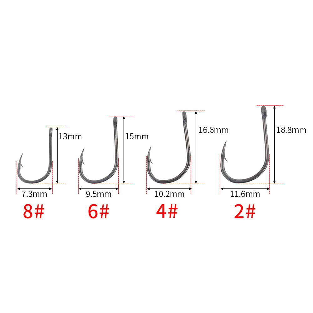ABST 50Pcs Kail Pancing Ikan M - Fishing Hook ulasan dan harga