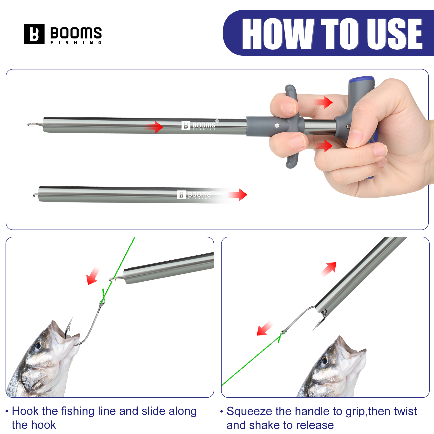 Booms Fishing XW20 Penghilang  - Fishing Hook Remover ulasan dan harga