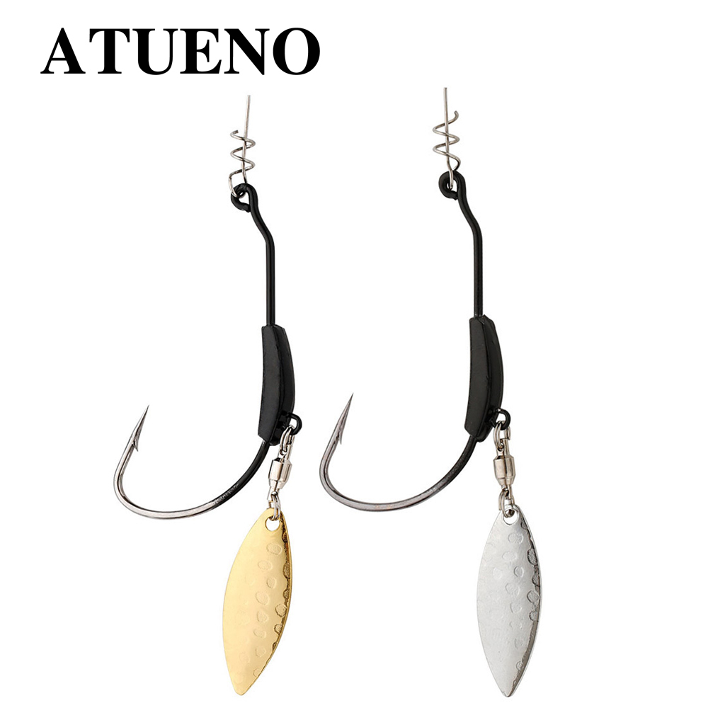 ATUENO 4 Buah Kail Pancing Off - Fishing Hook Offset ulasan dan harga