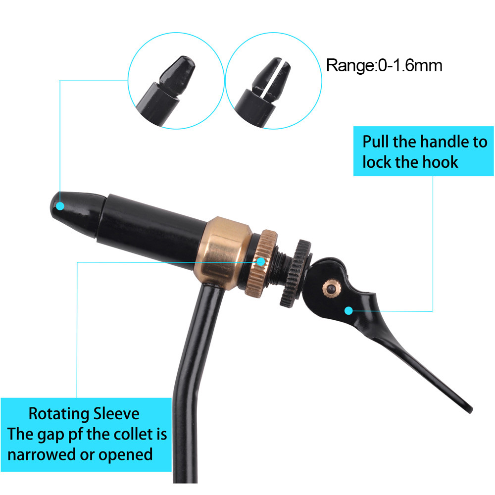 Rotary Fly mengikat alat Vise  - Fishing Hook Jig ulasan dan harga