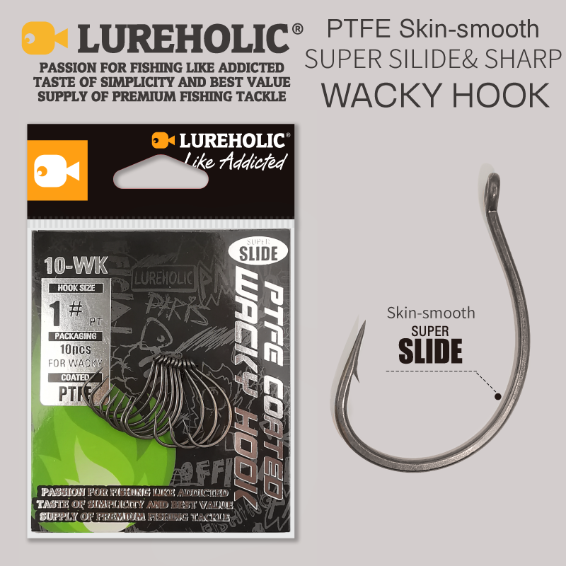 LUREHOLIC PTFE kait unik Super - Fishing Hook Barbless ulasan dan harga