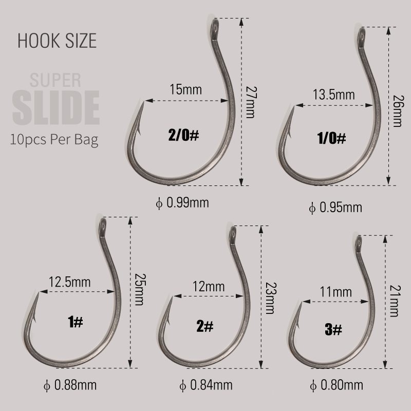 LUREHOLIC PTFE kait unik Super - Fishing Hook Barbless ulasan dan harga