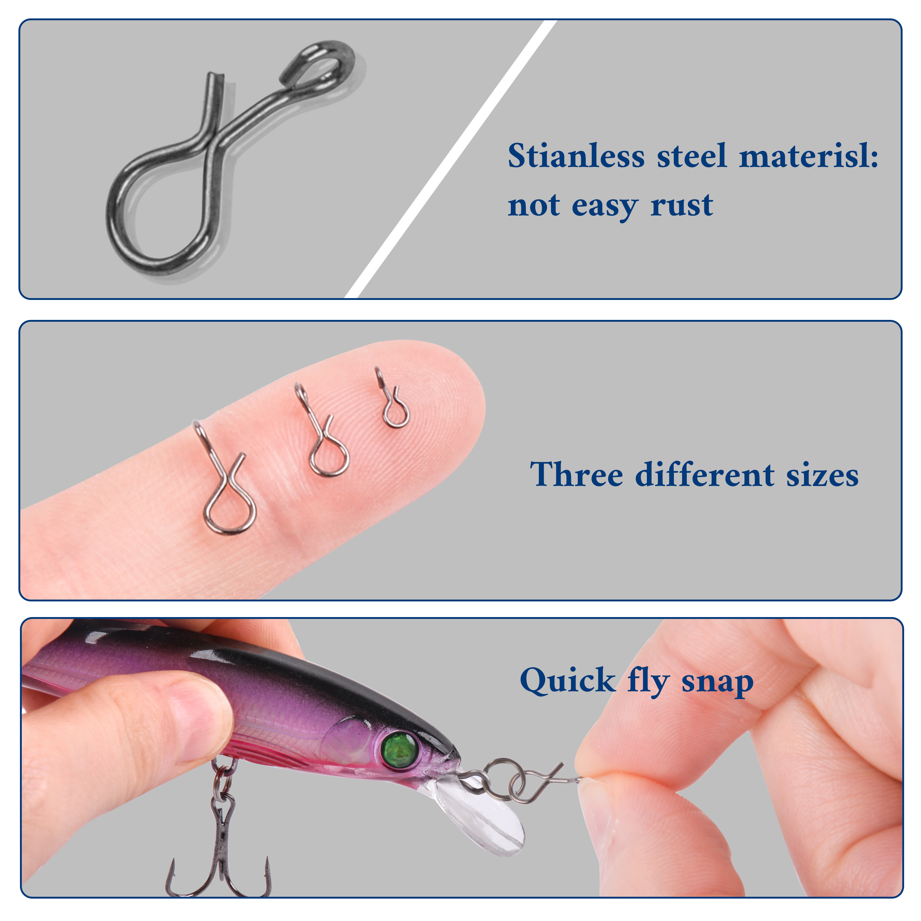 300 Buah/Boks Air Asin Alat Pa - Fishing Hook Box ulasan dan harga