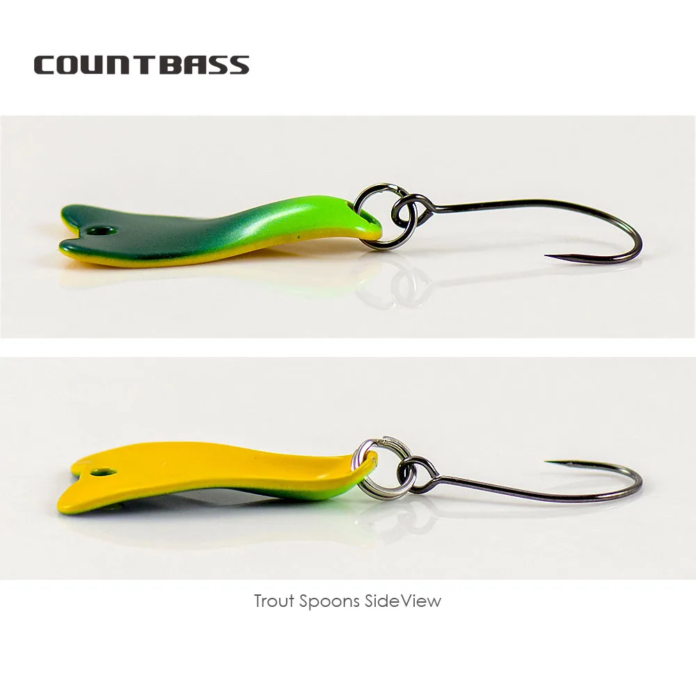 COUNTBASS 5/64Oz 2G Sendok Cas - Fishing Hook Barbless ulasan dan harga