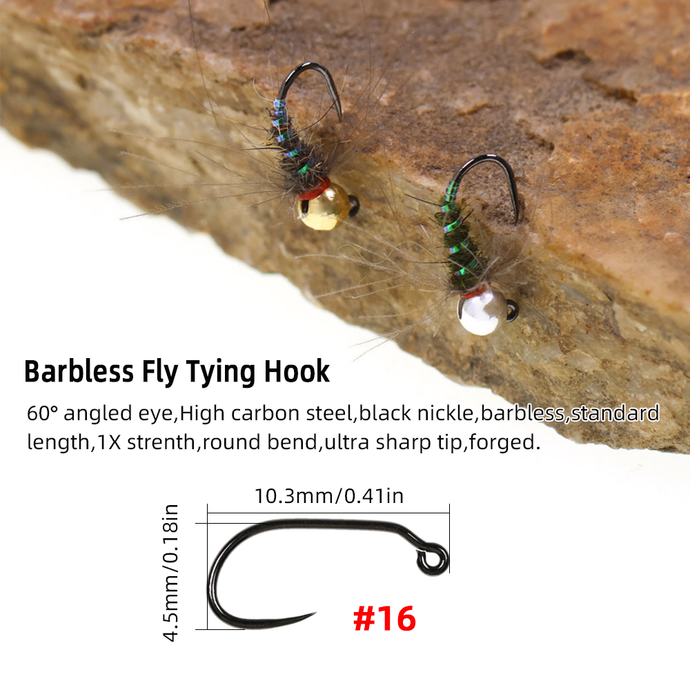 4 buah # 16 Umpan Pancing Tung - Fishing Hook Barbless ulasan dan harga