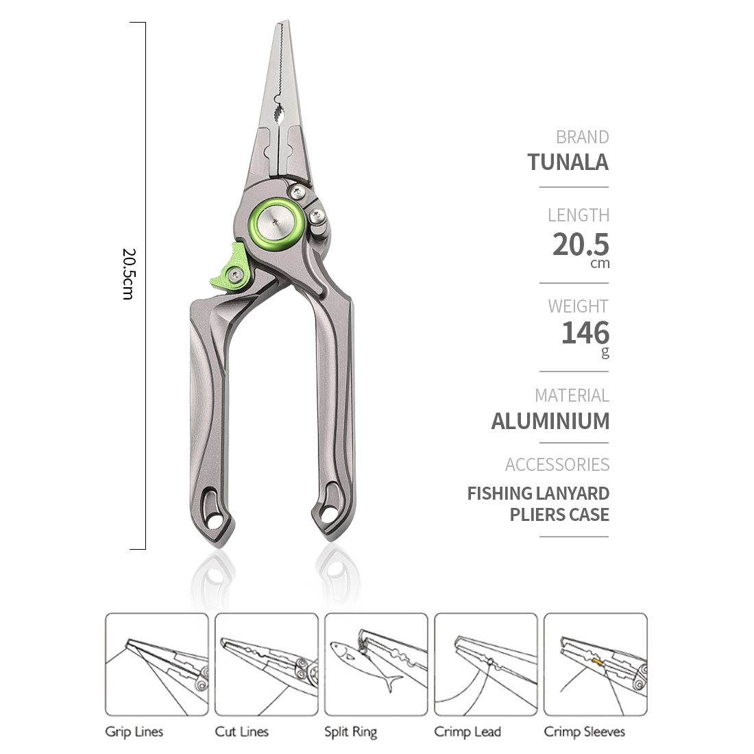 Tang Pancing Air Asin Full Alu - Fishing Hook ulasan dan harga
