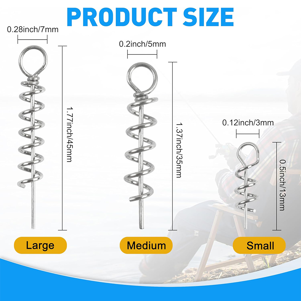 50 buah kunci Putar musim semi - Fishing Hook Stainless Steel ulasan dan harga