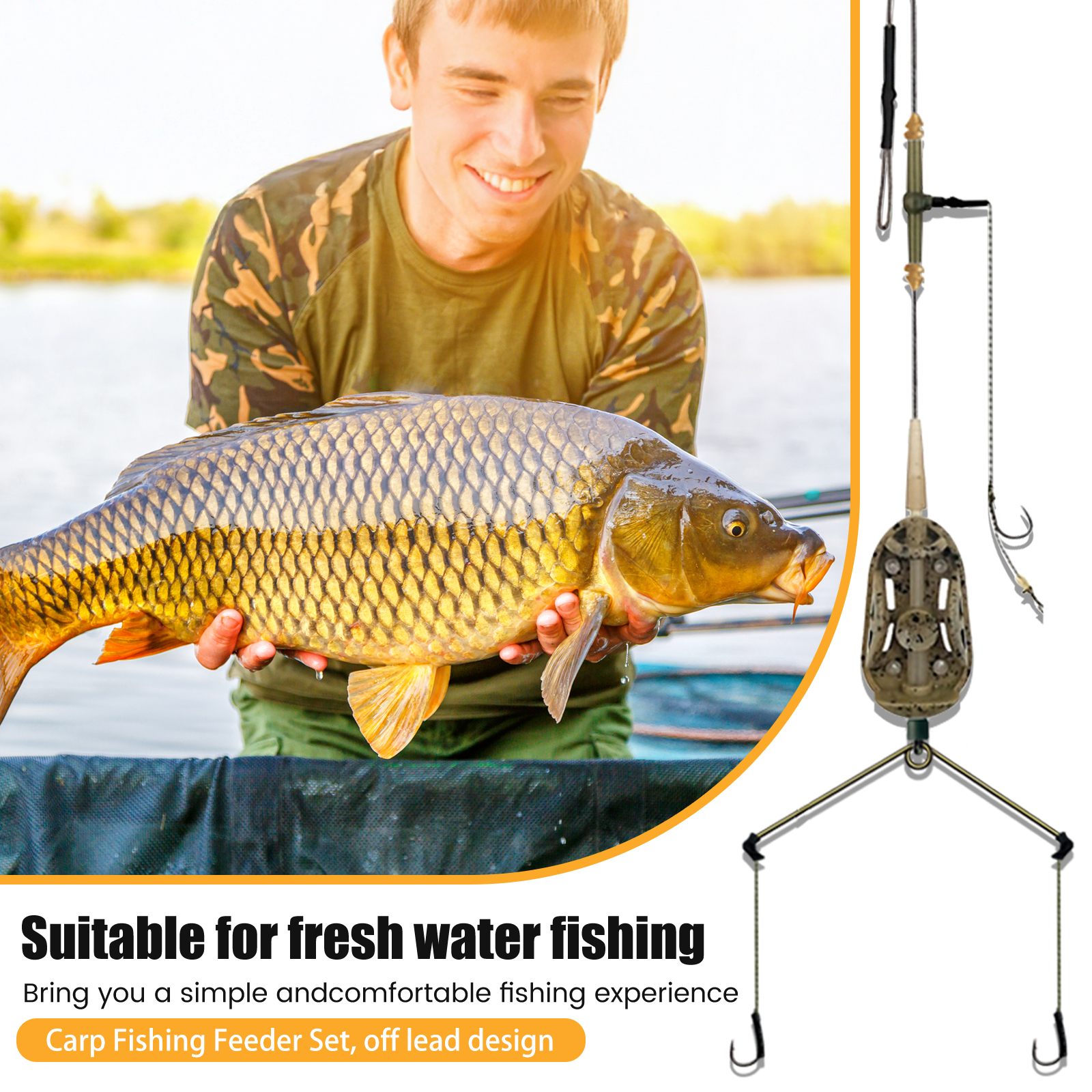 3 Kait Rig Rambut Ikan Mas yan - Fishing Hook Assortment ulasan dan harga