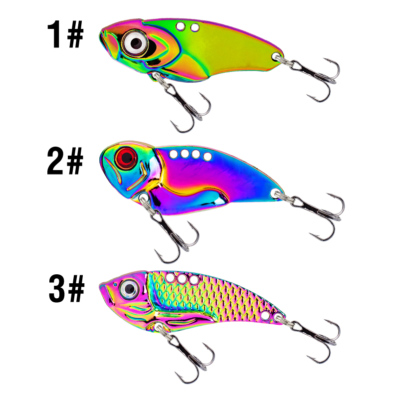 3PCS Umpan Logam Warna-warni V - Fishing Hook Treble ulasan dan harga
