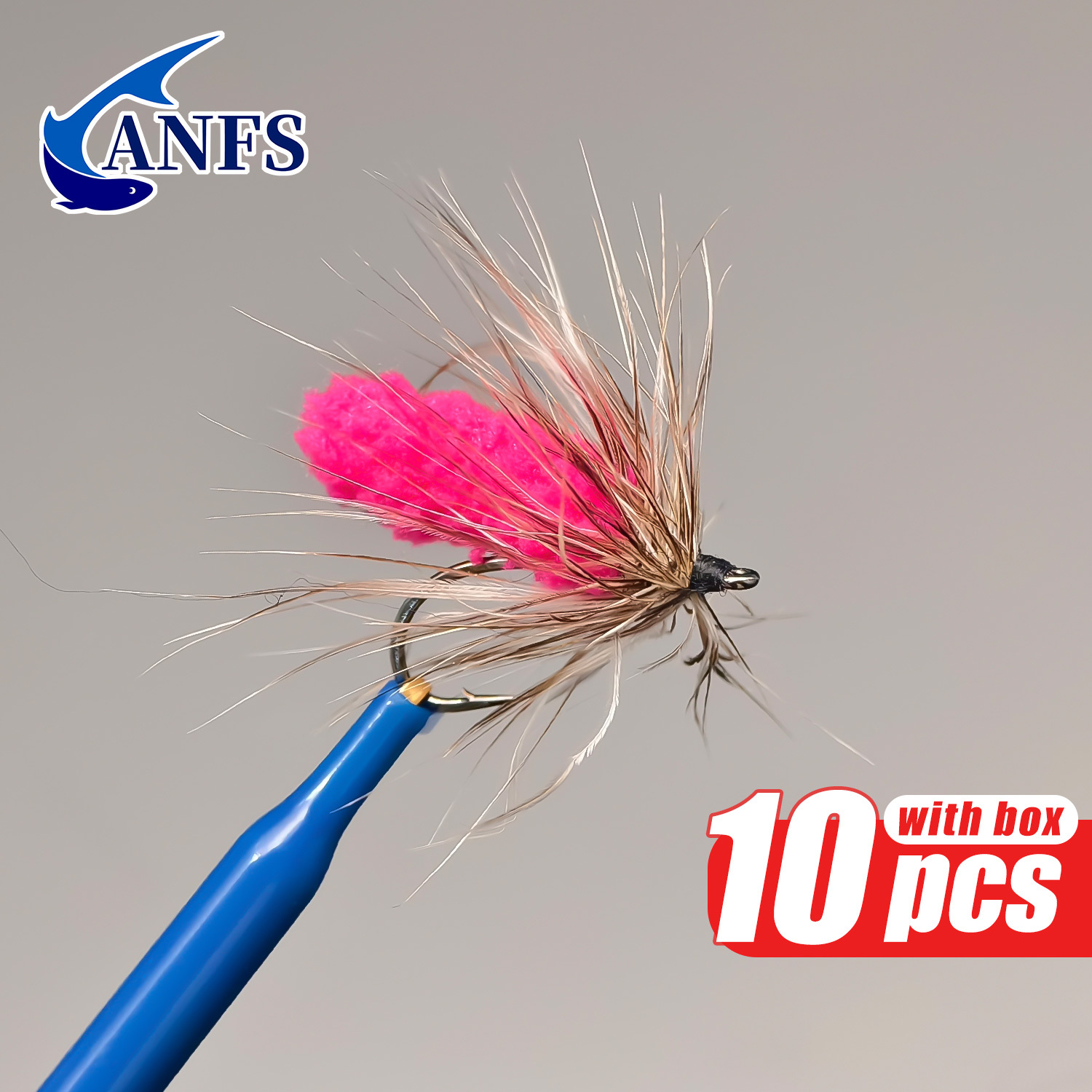 ANFS 10pcs Mop Fly Berbagai Wa - Fishing Hook Assortment ulasan dan harga