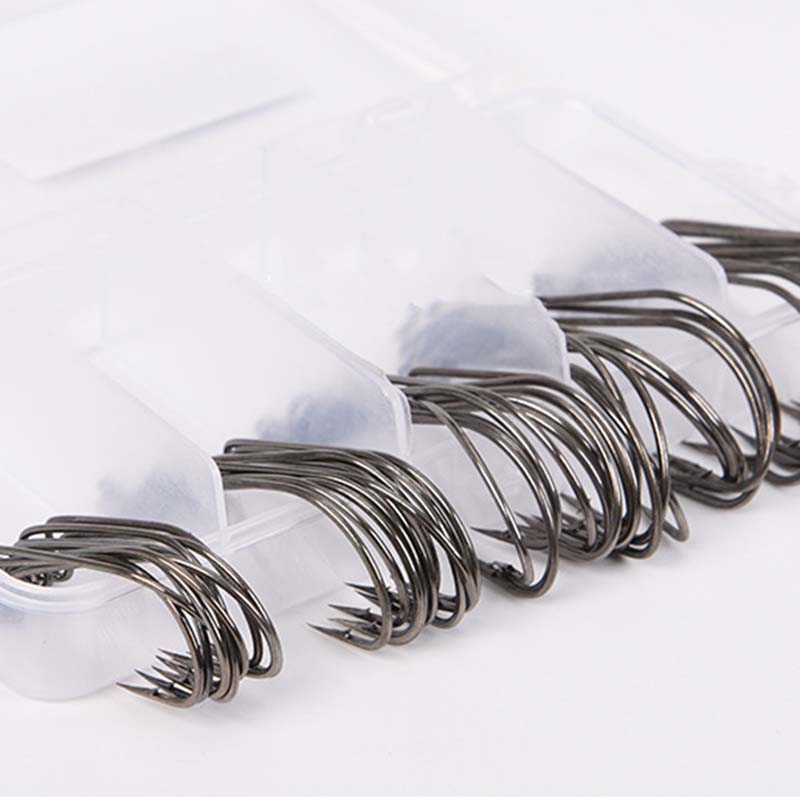 50Pcs/Kotak Kail Pancing Baja  - Fishing Hook Jig ulasan dan harga