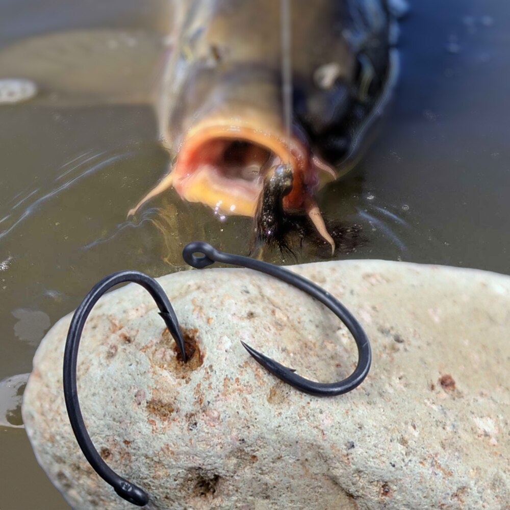 Hirisi kait pancing ikan mas 5 - Fishing Hook Barbless ulasan dan harga
